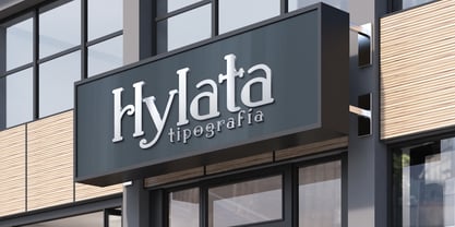 Hylata Font Poster 5