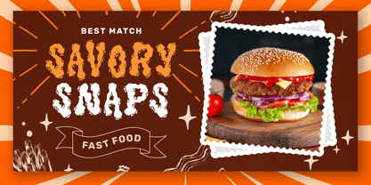 Crispy Snack Font Poster 4