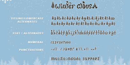 Winter Claus Font Poster 8