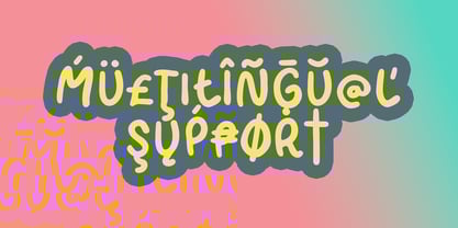 Lolly Pop Font Poster 4