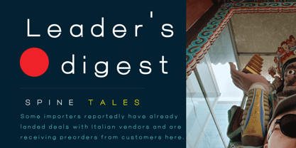 YT Bowl Font Poster 3