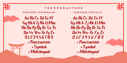 Hidetozhe Font Poster 4