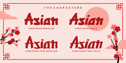 Hidetozhe Font Poster 2