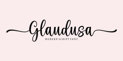 Glaudusa Font Poster 1