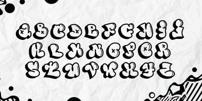 Vandal Wupz Doodle Graffiti Font Poster 8