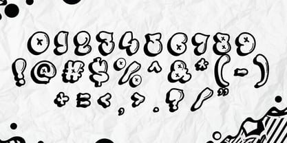 Vandal Wupz Doodle Graffiti Font Poster 7