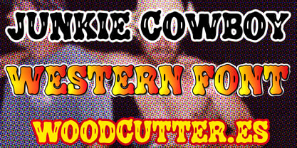 Junkie Cowboy Font Poster 1