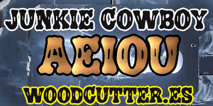 Junkie Cowboy Font Poster 4