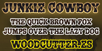 Junkie Cowboy Font Poster 2