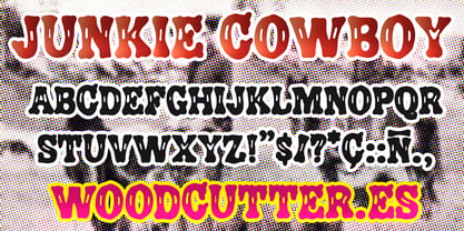 Junkie Cowboy Font Poster 3