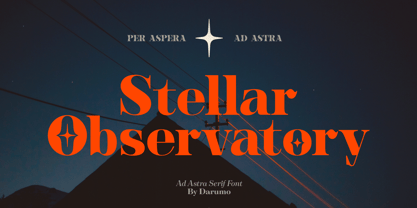 DR Ad Astra Font Poster 10