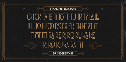 Grenoble Font Poster 4