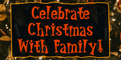Gothic Christmas Font Poster 5