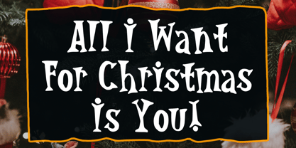 Gothic Christmas Font Poster 2