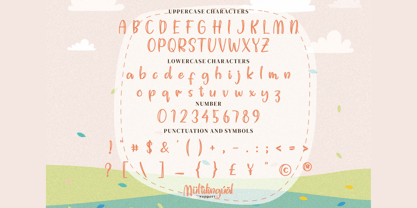 Holliday Spring Font Poster 6