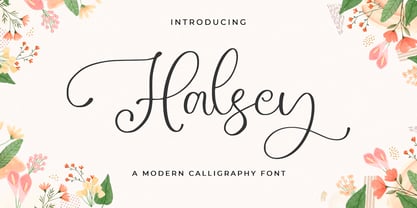 Halsey Font Poster 1