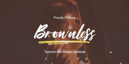 Brownless Font Poster 1