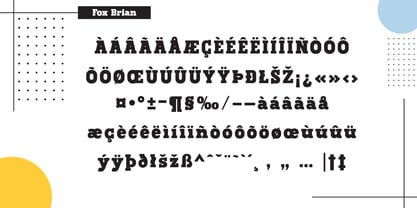 Fox Brian Font Poster 8