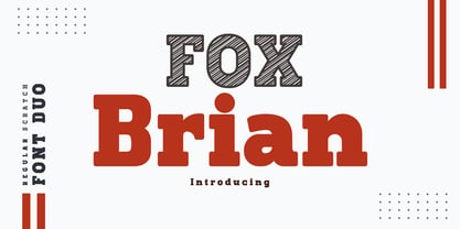 Fox Brian Font Poster 1