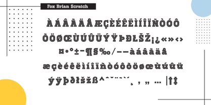 Fox Brian Font Poster 10