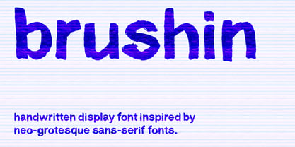 Brushin Font Poster 1