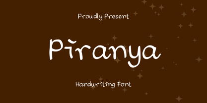 Piranya Font Poster 1