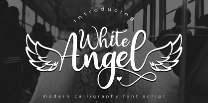 White Angel Fuente Póster 1