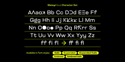 Glancyr Neue Font Poster 4