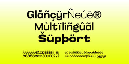 Glancyr Neue Font Poster 6