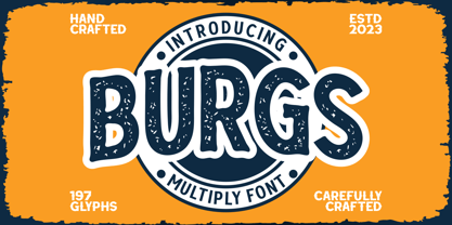 Burgs Font Poster 1