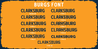 Burgs Font Poster 10