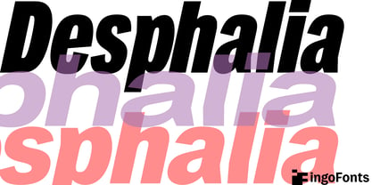 Desphalia Pro Font Poster 3