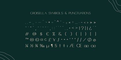 Croiscella Font Poster 6