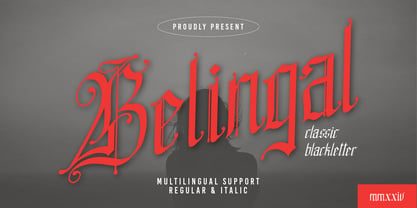 Belingal Font Poster 1