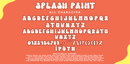 Splash Paint Font Poster 7