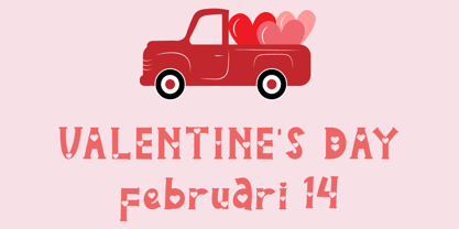 Valentine Style Font Poster 2