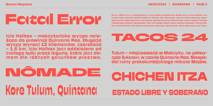 Bacalar Font Poster 2