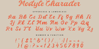 Mostyle Font Poster 6