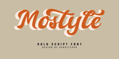 Mostyle Font Poster 1