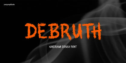 DEBRUTH Font Poster 1