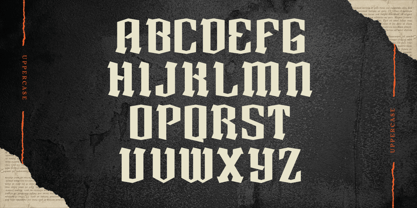 Amoera Blackletter Font Poster 2