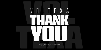 Voltexa Font Poster 12