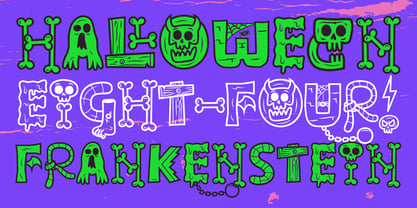 Ghostly forest Font Poster 3