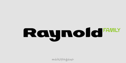 Raynold Font Poster 1