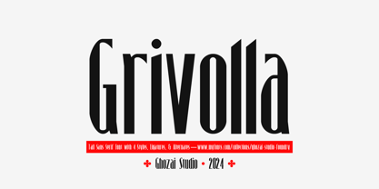 Grivolla Font Poster 1