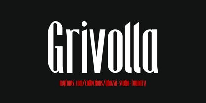 Grivolla Font Poster 8