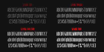 Grivolla Font Poster 2