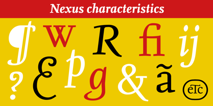 Nexus Serif Pro Font Poster 12