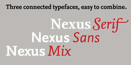 Nexus Serif Pro Police Poster 2