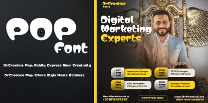 Dr Creative POP Font Poster 4